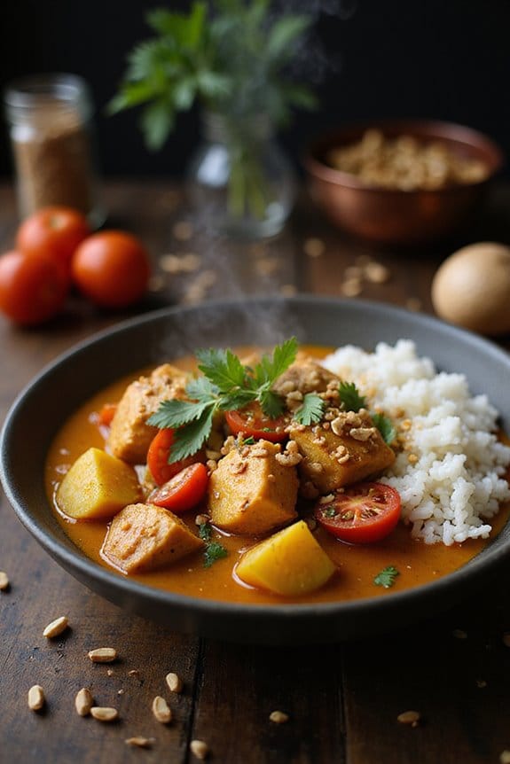 aromatic flavorful massaman curry