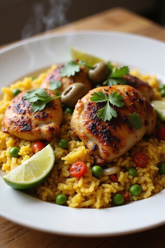 authentic arroz con pollo