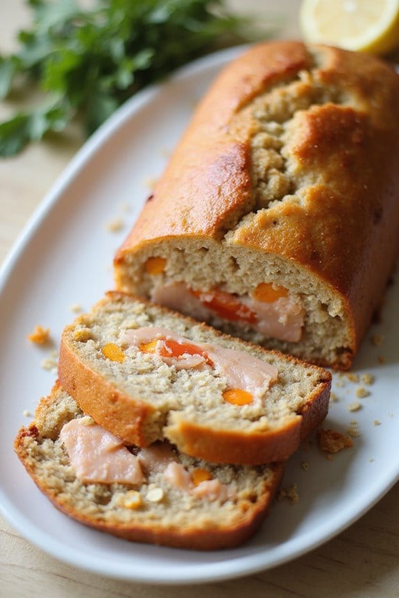 baked salmon loaf preparation