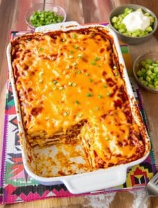 cheese enchilada casserole recipe