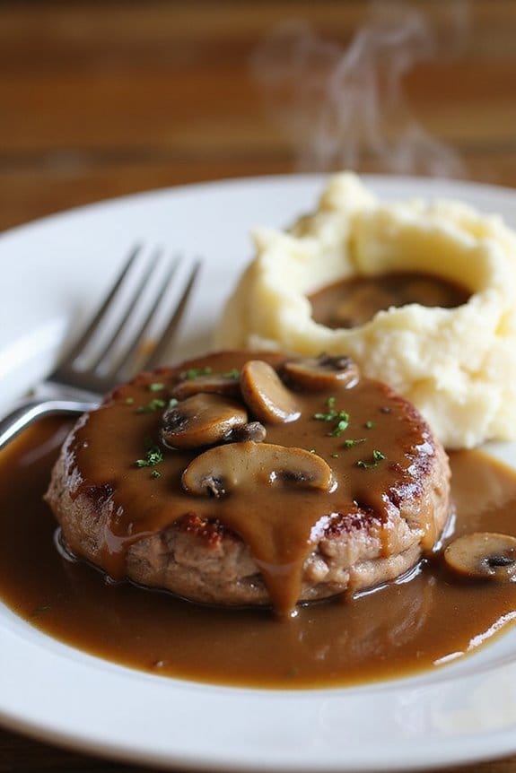 comfort food salisbury steak