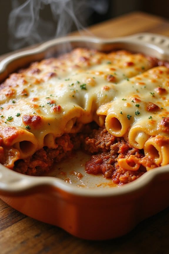 comforting baked pasta dish