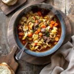 comforting beef noodle soup