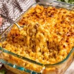 comforting cheesy beef casserole