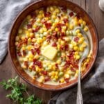 comforting creamy bacon dish