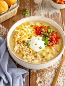 comforting creamy chicken chili