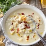 comforting creamy fish chowder