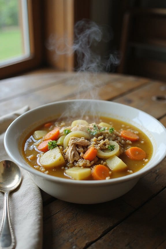 comforting homemade chicken soup