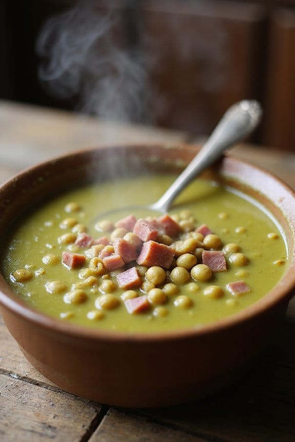 comforting homemade split pea