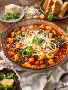 comforting lasagna soup recipe