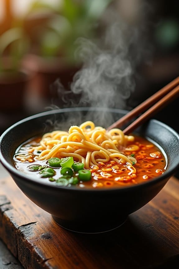 comforting ramen noodle soup