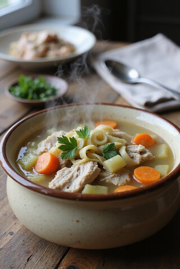 comforting turkey soup recipe