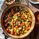 comforting vegetable beef soup