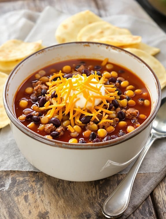 comforting winter bean soup