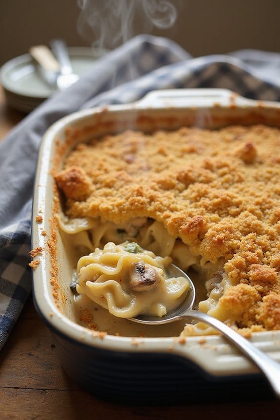 cozy chicken noodle casserole