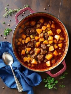 cozy hearty beef stew