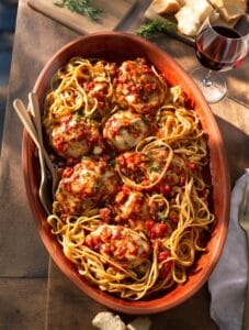 cozy rustic chicken dinner