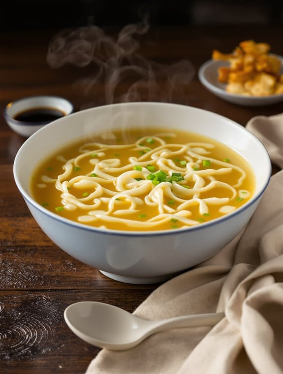 cozy silky egg soup