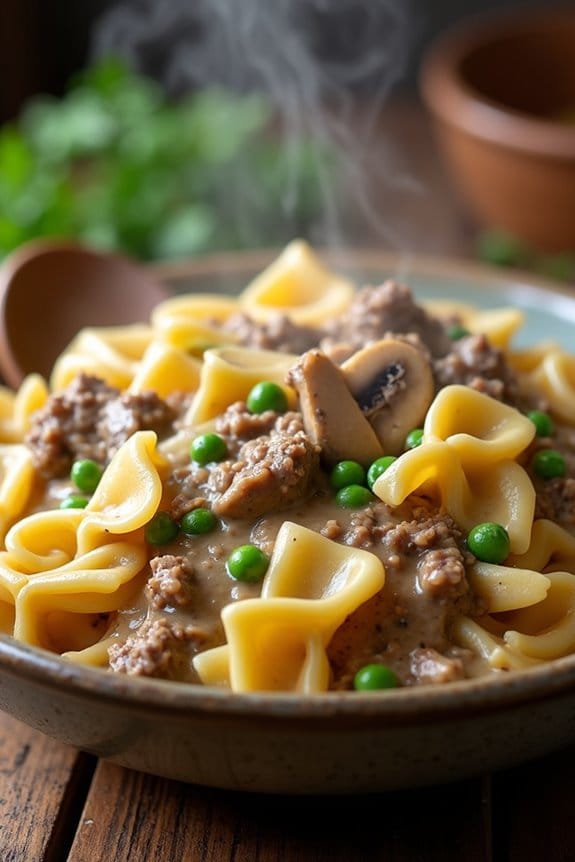 creamy beef stroganoff recipe