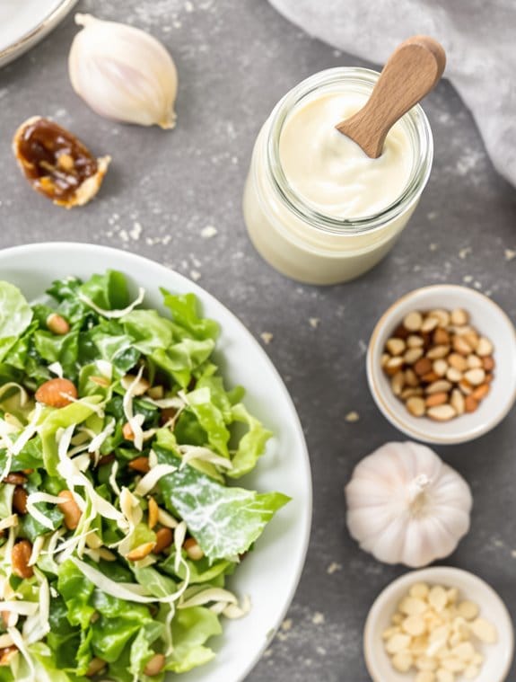 creamy caesar salad dressing
