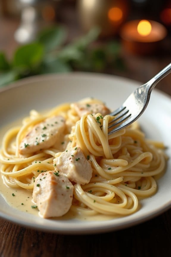 creamy chicken alfredo recipe