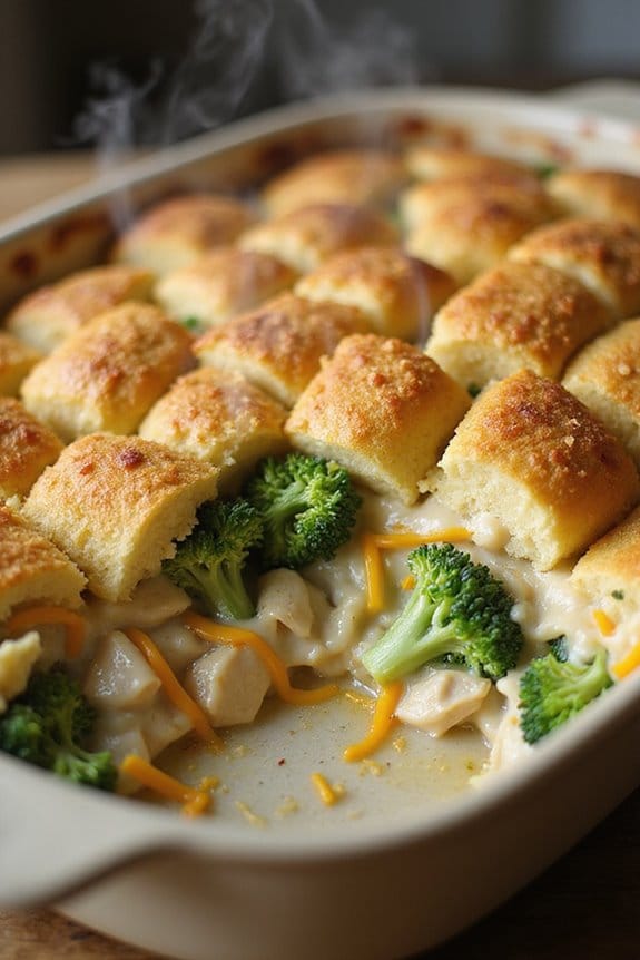 creamy chicken broccoli casserole