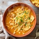 creamy chicken enchilada soup