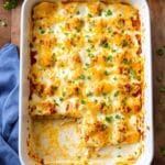 creamy chicken enchiladas comfort