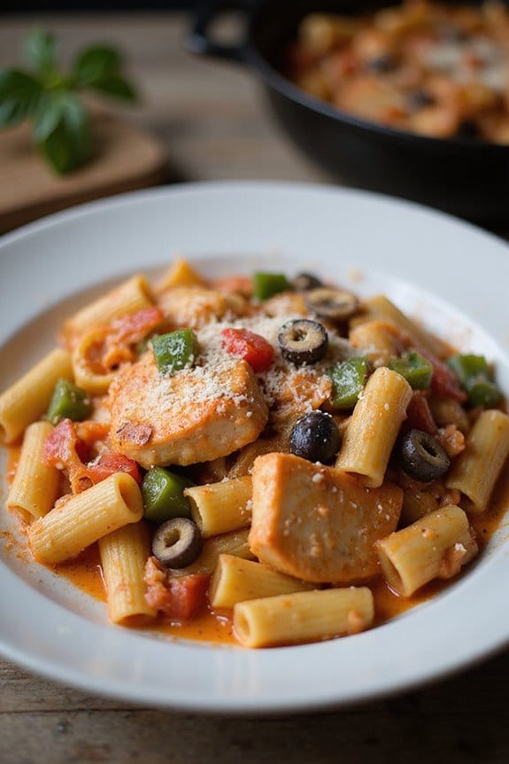 creamy chicken riggies recipe
