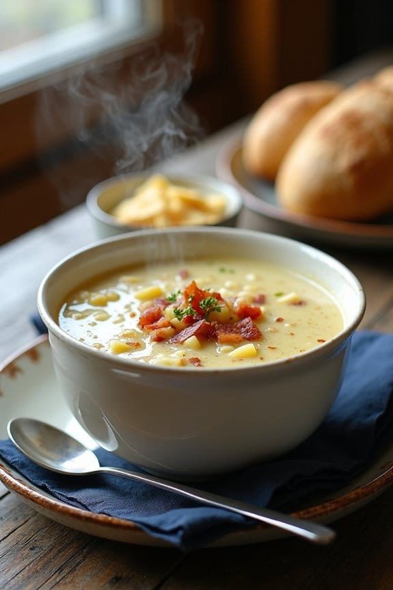 creamy new england clam chowder