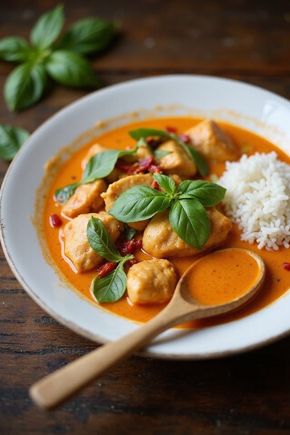creamy panang curry recipe