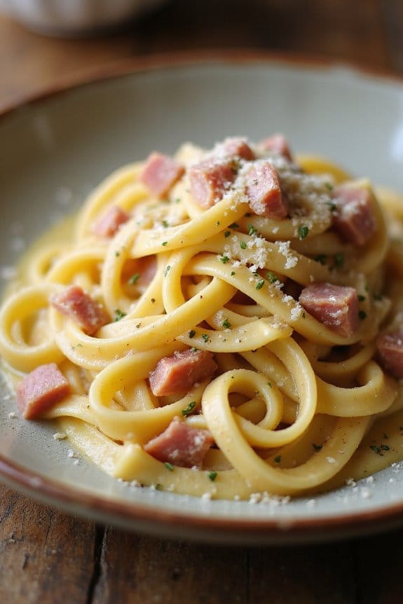 creamy prosciutto pasta perfection