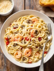 creamy shrimp alfredo recipe