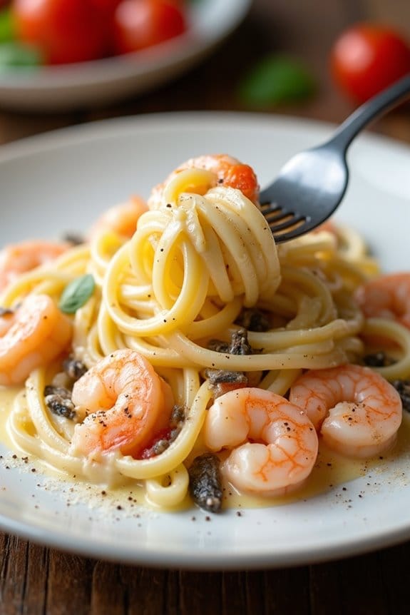creamy shrimp alfredo recipe