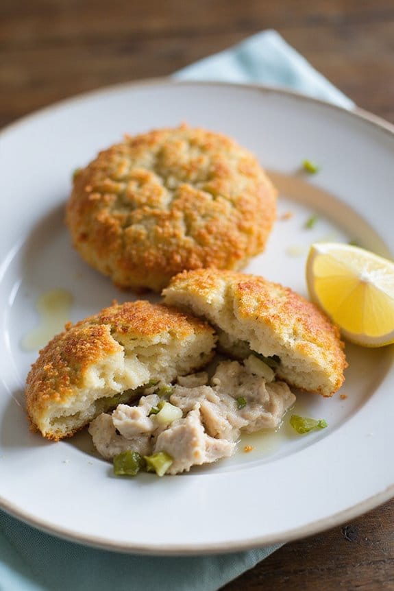 crispy baked tuna patties