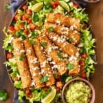 crispy beef filled taquitos recipe