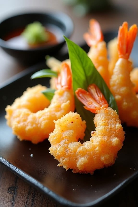 crispy golden tempura technique