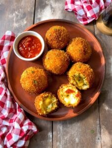 crispy italian rice balls