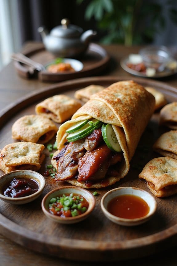 crispy peking duck preparation