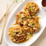 crispy ramen egg dish