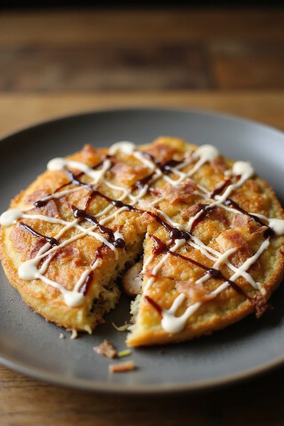 crispy savory japanese pancake