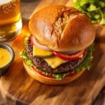 delicious black angus burger