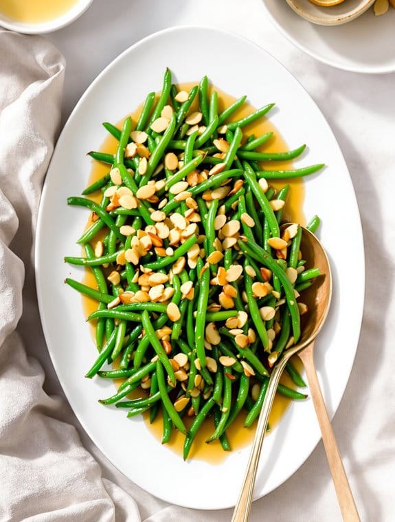 delicious buttery green beans