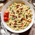 delicious creamy bacon sauce