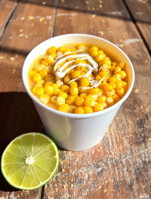 delicious grilled corn salad