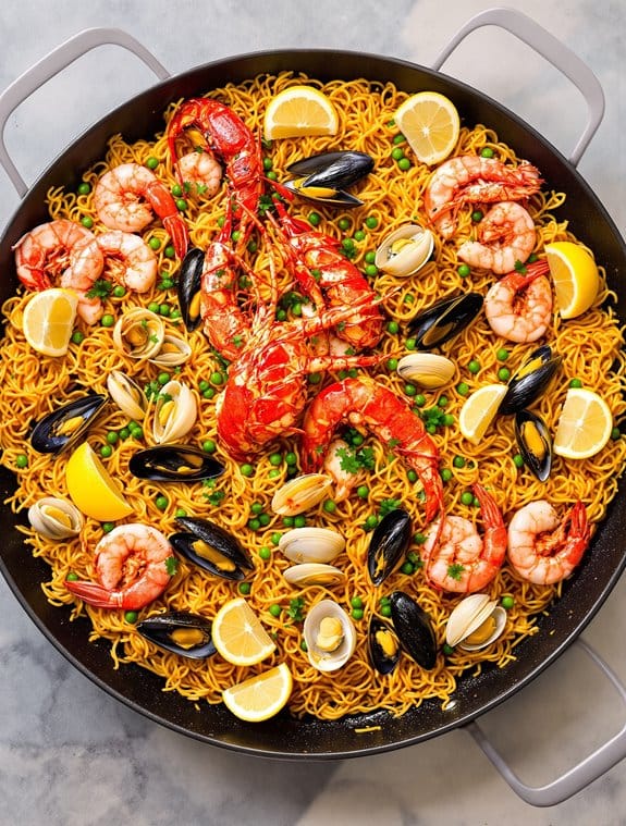 delicious seafood paella recipe