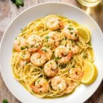 delicious shrimp garlic butter