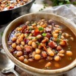 delicious smoky bacon beans