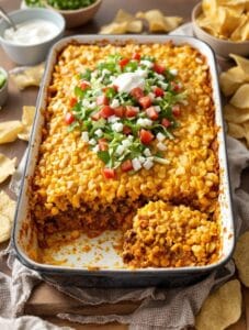 family friendly taco casserole