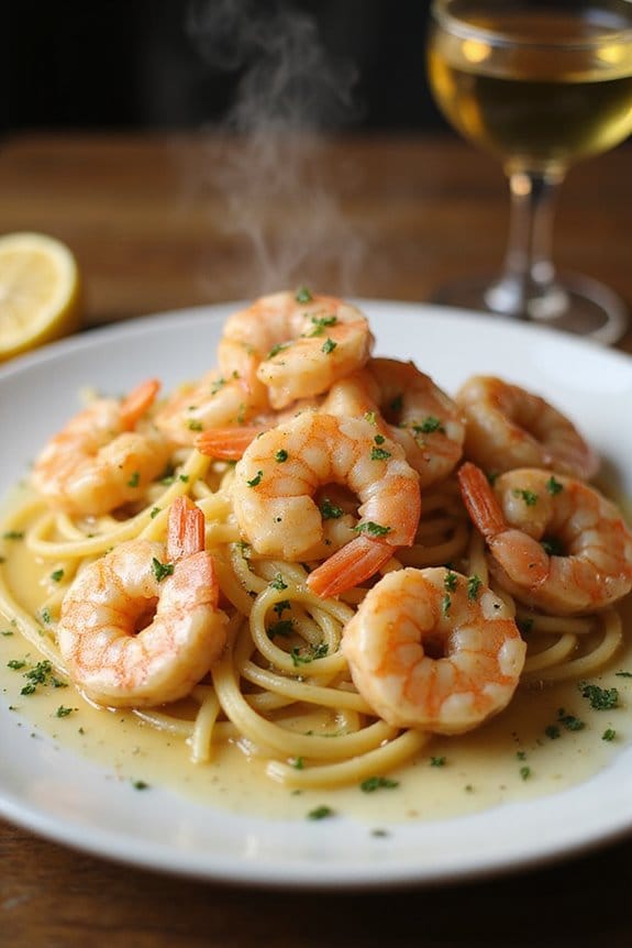 garlic butter shrimp scampi